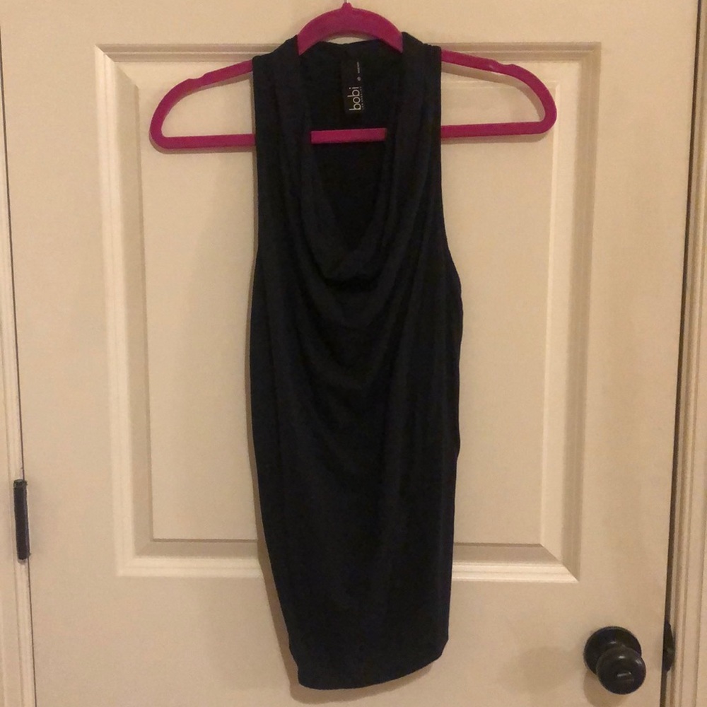 Black Cow neck tank top